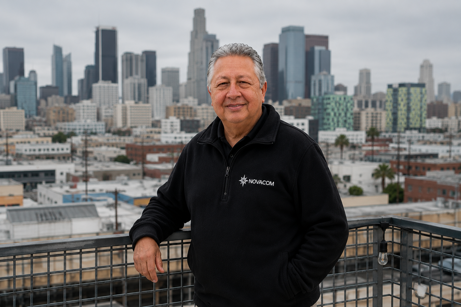 Arturo Chumbe, owner of Novacom